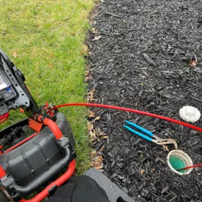 Camera Inspection on Sewer Cleanout