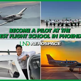 If you're ready to start flight training this fall, enroll now at UND Aerospace Phoenix Flight Training Center to work with industry-leading professionals.