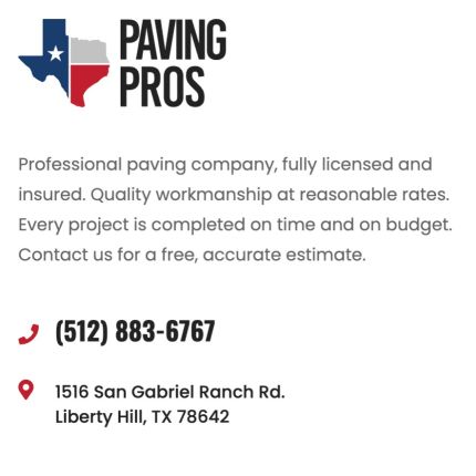 Logo from Paving Pro's