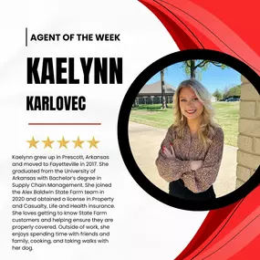 Meet Kaelynn, one of our amazing agents here at State Farm! Her kindness is unmatched, her work ethic shines through every call, and she brings a calm confidence to every customer interaction. Whether she’s solving problems or just brightening someone’s day, Kaelynn does it all with heart. We’re lucky to have her on the team!