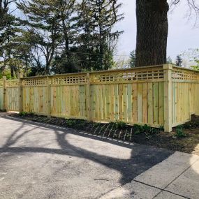 custom wood fence