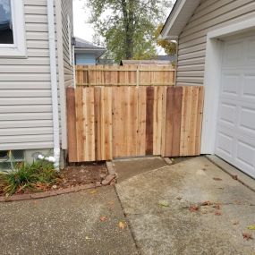 4ft wood privacy
