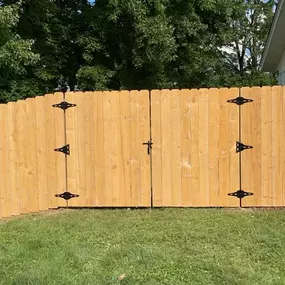 6' wood privacy fence