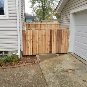 4ft wood privacy