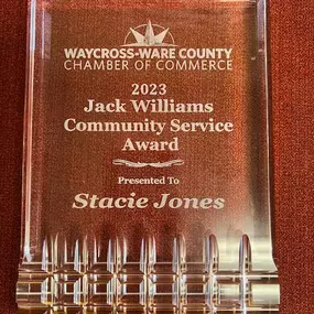 Jack Williams Community Service Award Recipient