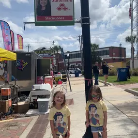 These two brought their Disney spirit from Waycross, stopping for a sweet photo in front of Stacie Jones - State Farm Insurance Agent! From princess adventures to everyday moments, it’s the little things that make memories last.