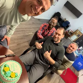 There are so many benefits to bringing a new team member on board—fresh perspectives, renewed energy, and new ideas. But one of my favorite parts of a new hire? Adding another birthday to our celebration list!
Anyone who knows me knows that I love nothing more than birthday cake, so today, we’re celebrating Sean’s birthday and looking forward to a fantastic 2025. Happy Birthday, Sean!