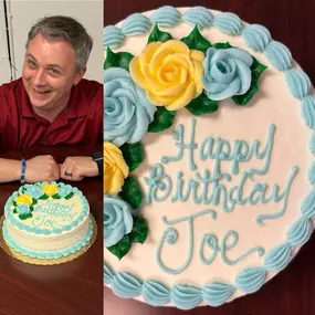 Happy Birthday to Joe!
He’s been with my agency for over 20 years, and anyone who’s worked with him knows—he’s a truly great guy. Grateful for his dedication, consistency, and the kindness he brings to the office every single day. Here’s to you, Joe!