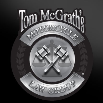 Logotyp från Tom McGrath's Motorcycle Law Group