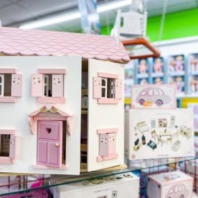The Dollhouse every little girl dreams of????????????

Stop in to shop with us today! These Dollhouses go fast, secure yours! Enjoy loads of imaginative fun and launch into a world of adventure.