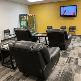 RDO Truck Center in Fargo has a driver's lounge for customers waiting for their trucks to be serviced.