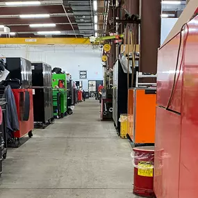 Trucks in service at RDO Truck Center in Fargo