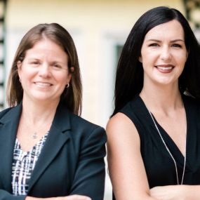 Outer Banks attorney, Chrissy Simmons, with her legal assistant, Amie Ballance.