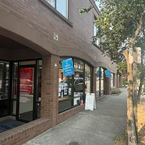 On 2nd, looking North toward the Post Office