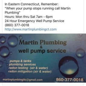 Bild von Martin Plumbing & Well Pump Service