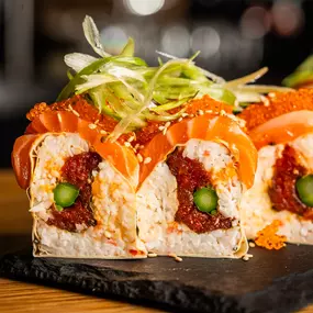 The 'Shredder' Roll featured on Temaki Bar's new menu!