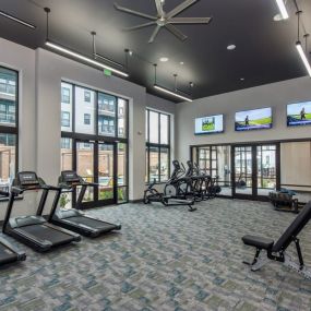 Fitness Center Cardio Equipment Jamestown Apartment Flats