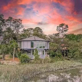 Check out this recently updated old school Topsider pedestal home built in the mid-1970s at Fripp Island, SC. It has survived numerous hurricanes and tropical storms.