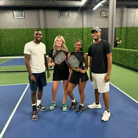 Our office had the best time playing pickleball with the Atlanta Bouncers. Safe to say we're pretty good at pickleball!