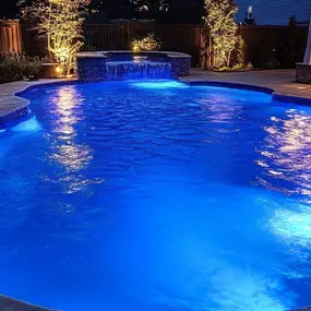 Let us light up your nights with stunning pool-lighting