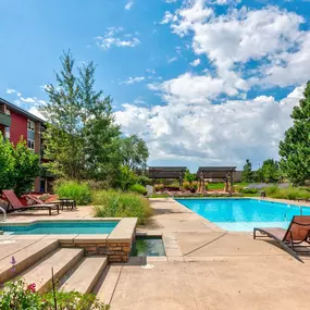 Outdoor Pool, Sundeck, and Jacuzzi