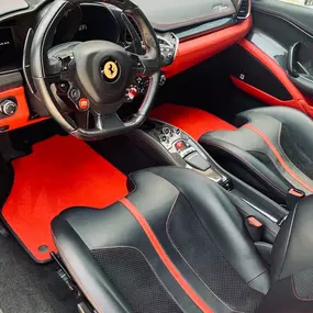 Ferrari 458 Interior Detail