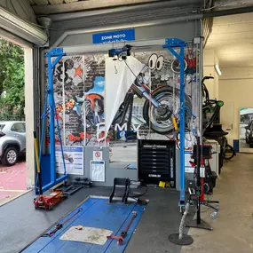 Zone de contrôle Moto