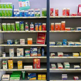 OTC medications found at A&P Pharmacy