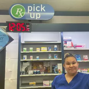 We are thrilled to be able to say your wait time for pick up your medications is typically 10 minutes or less.