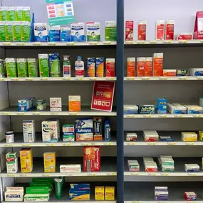 OTC medications found at A&P Pharmacy