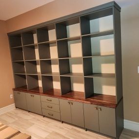 Your home your style! Our custom storage options are tailored to your needs and aesthetic preferences.