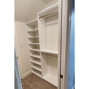 Custom storage at your fingertips!!! Tell us what you need in your space and we do the rest.