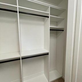 Need to create calm? Need easy living? The perfect closet can help. We offer shoe racks, belt slide outs, drawer organizers, removable hampers, sliding tie racks, etc. Let TTC design your perfect