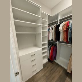 Custom closet storage, we design to your needs.