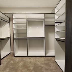 Have it your way! Custom closets to meet your needs. Make your closet convenient and organized
