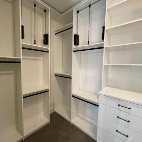 Tall ceilings? We have you covered with wardrobe lifts so you can maximize every inch of space.