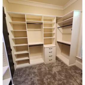 Custom closet for a Rock Hill, SC client.