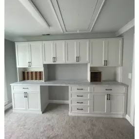 A custom office and maximized storage is just what this client ordered, and exactly what we gave them!