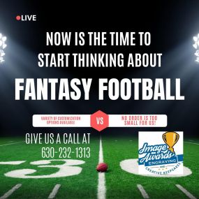✨Now is the time to start thinking about Fantasy Football! Image Awards, Engraving & Creative Keepsakes, Inc. is the ultimate destination for custom fantasy football trophies ???? since 1994!