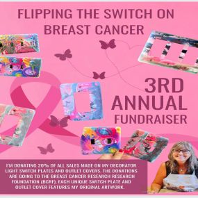 ‼️Don’t miss out on our Flip the Switch fundraiser! During the entire month of October, Studio Patty D will be hosting their 3rd Annual ✨Flipping the Switch on Breast Cancer✨ campaign!