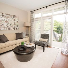 Living Room With Balcony