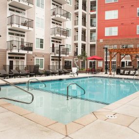 Swimming Pool With Relaxing Sundecks