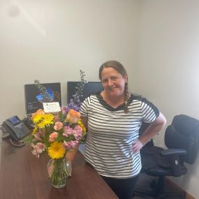 Last Thursday we had to say our very teary eyed goodbyes to Debi, as it was her last day working for our office. 
Best of luck to you Debi. We will miss your hard working and cheery personality!