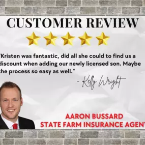 We love hearing about your experience with our team! Thank you Kelly for trusting us with your policies for you and your son!