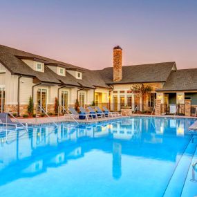 pool with tanning ledge at Creekside at Providence, Tennessee