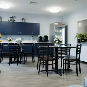 STR Behavioral Health Silver Pines: Interior photo of our addiction and mental health treatment center's kitchen area.