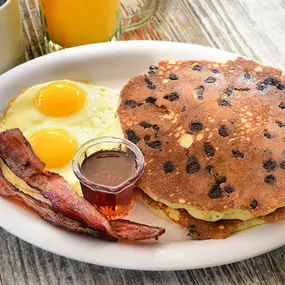 Chocolate Chip Pancake Platter