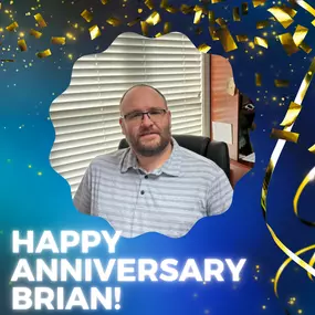 Happy anniversary, Brian!