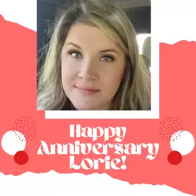 Happy anniversary, Lorie!