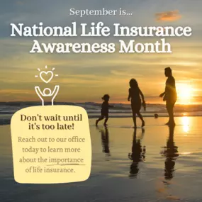 September is National Life Insurance Awareness Month! Call or visit our Batesville State Farm office today for a free life insurance quote.